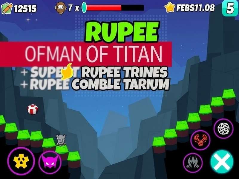 Rupee Titan Game Screenshot